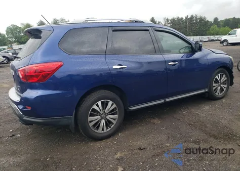 2017 Nissan Pathfinder S z USA, uszkodzony, nr VIN 5N1DR2MM0HC648797